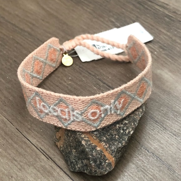 New Gorjana "Locals only" Woven Bracelet